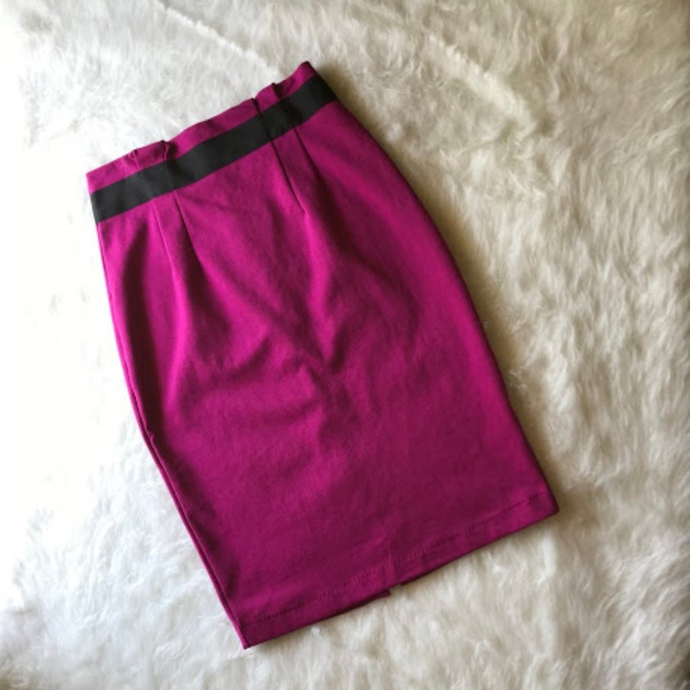 New York and Company ponte knit skirt size 0 - Picture 4 of 7